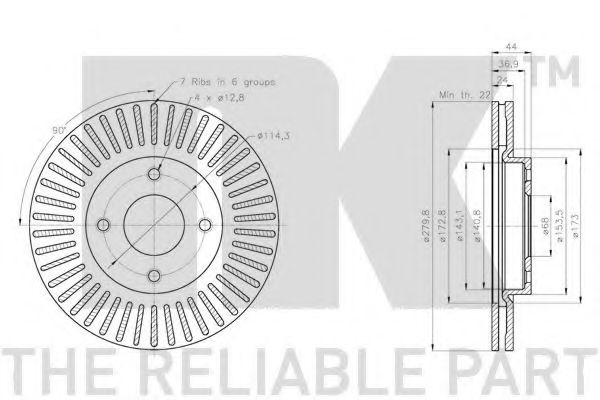 Disc frana 3