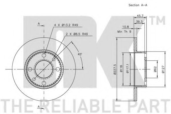 Disc frana 2