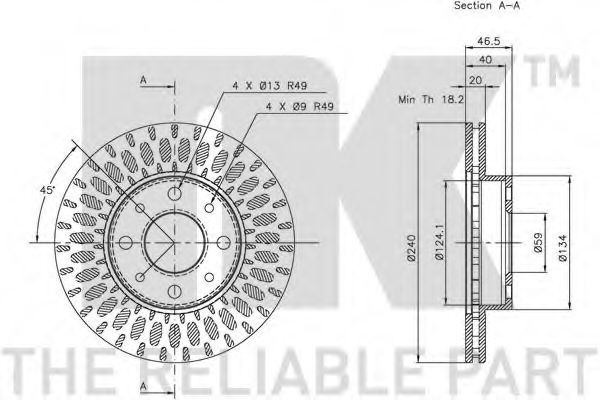 Disc frana 3