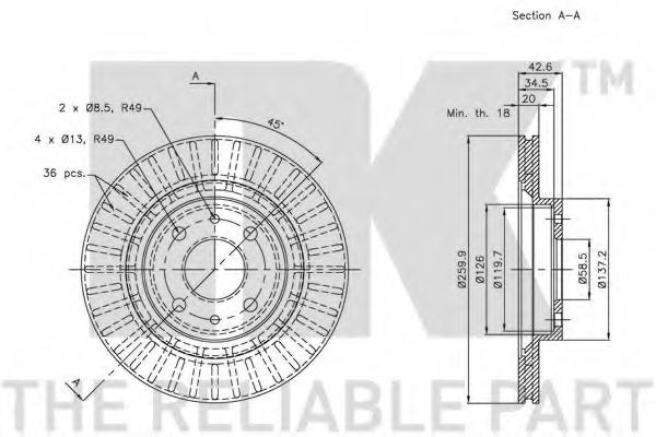Disc frana 2