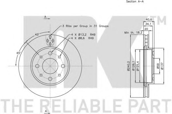 Disc frana 3