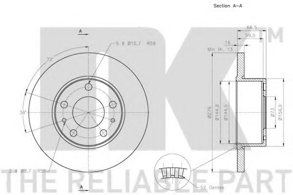 Disc frana 2