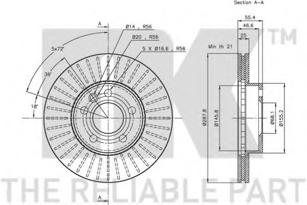 Disc frana 3