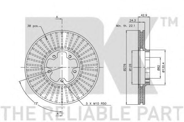 Disc frana 3
