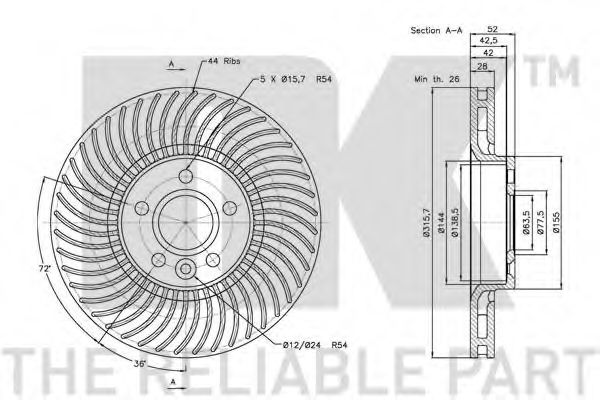 Disc frana 3