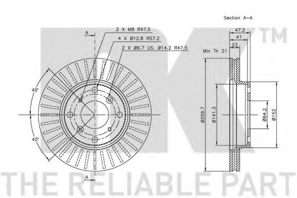 Disc frana 2