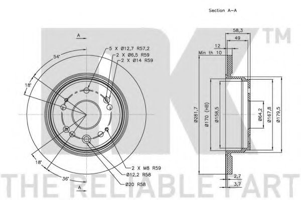 Disc frana 3