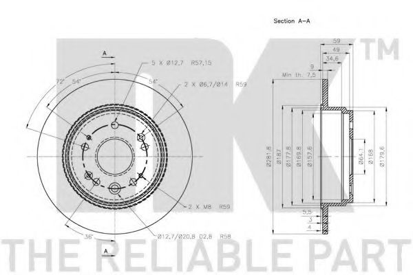Disc frana 3
