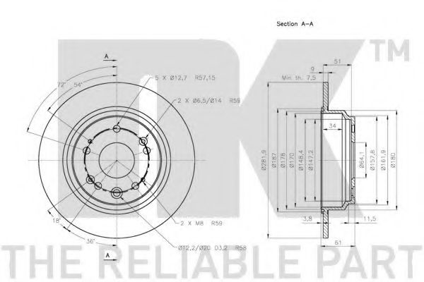 Disc frana 3