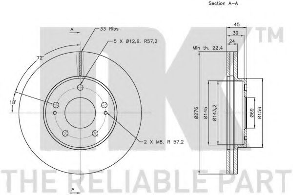 Disc frana 2