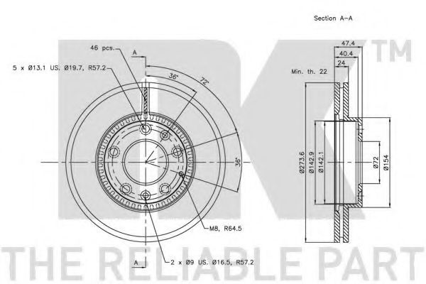 Disc frana 3