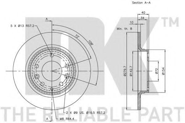Disc frana 3