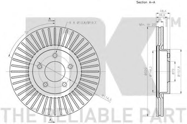 Disc frana 3