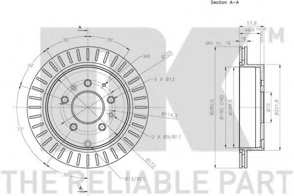 Disc frana 3