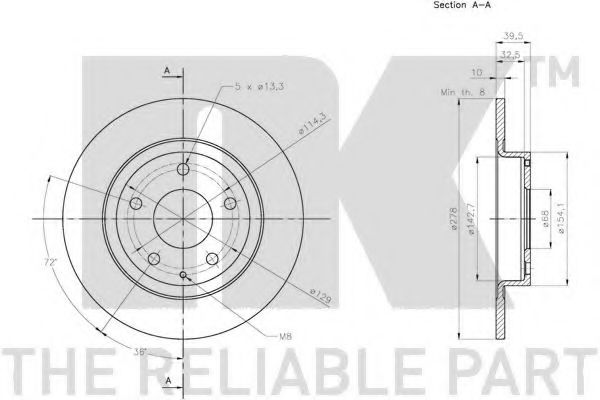 Disc frana 3