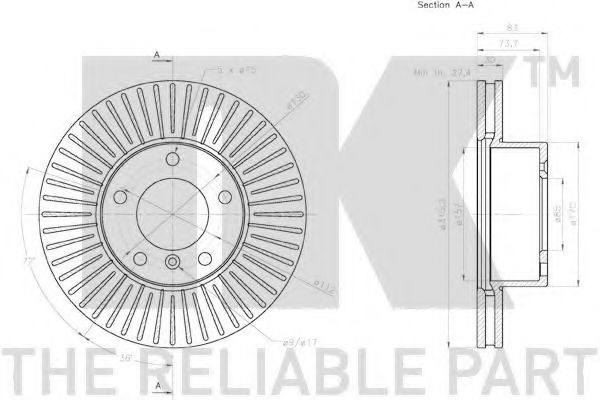 Disc frana 3