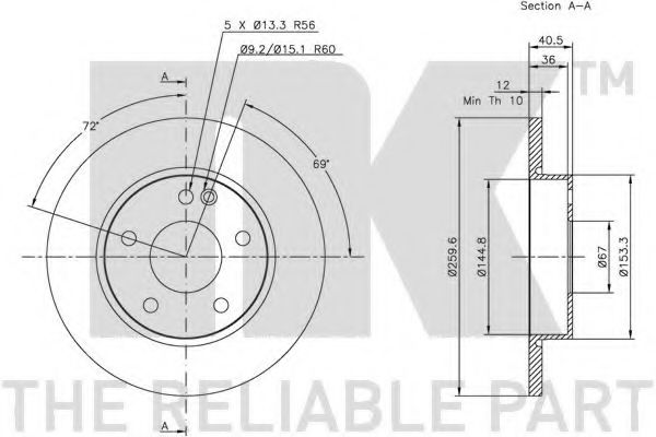 Disc frana 3