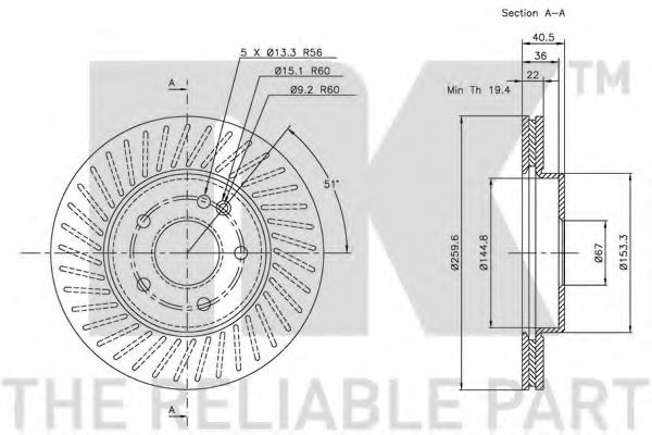 Disc frana 3