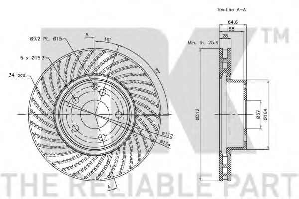 Disc frana 3