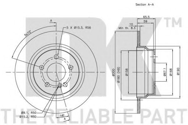 Disc frana 3