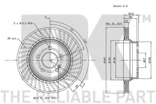 Disc frana 3