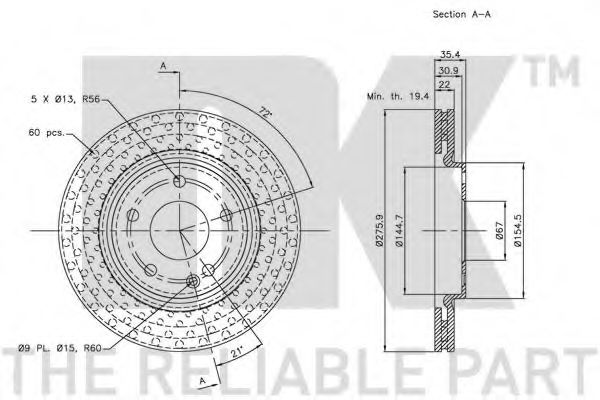 Disc frana 3