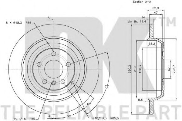 Disc frana 3