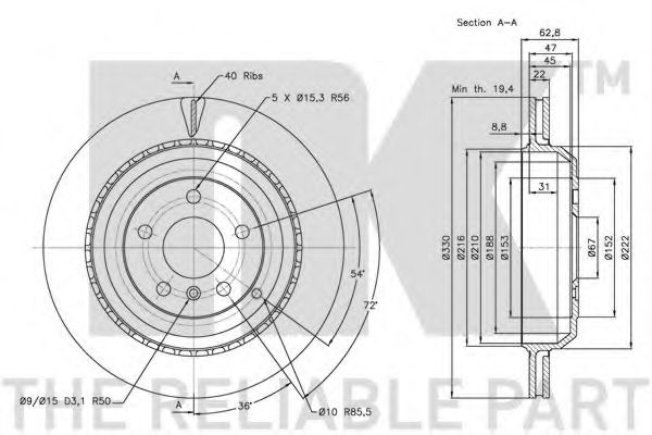 Disc frana 3