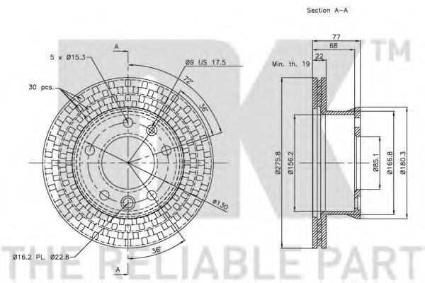 Disc frana 3
