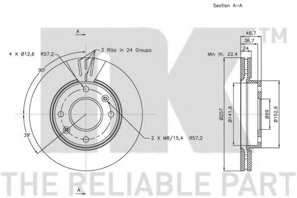 Disc frana 3