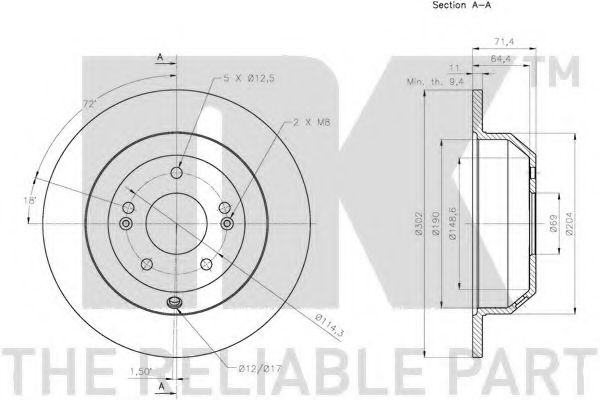 Disc frana 3