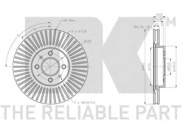 Disc frana 3