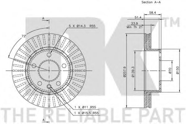 Disc frana 2