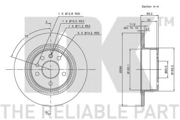 Disc frana 3