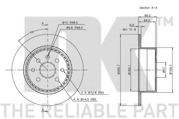 Disc frana 3