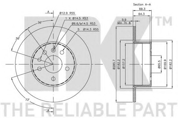 Disc frana 3