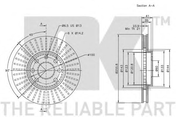 Disc frana 3