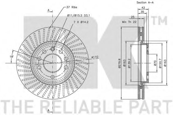 Disc frana 3