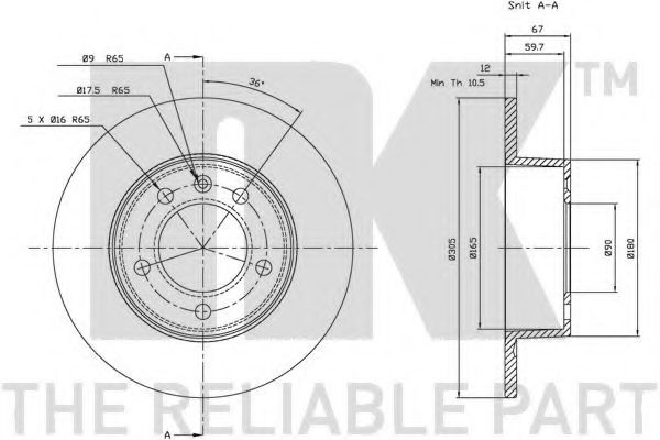 Disc frana 3