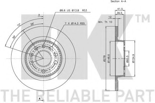 Disc frana 3