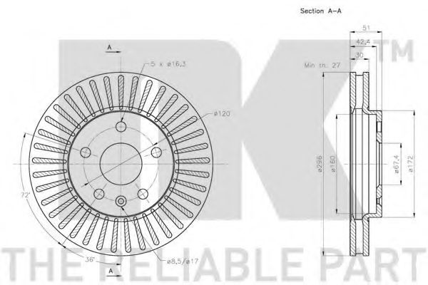 Disc frana 3