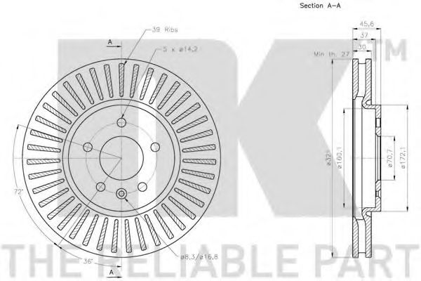 Disc frana 3
