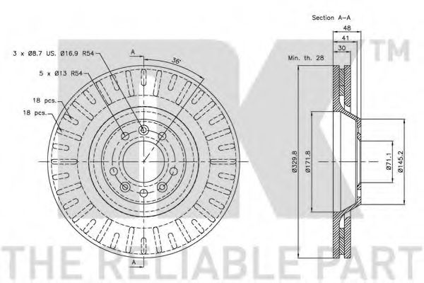 Disc frana 3