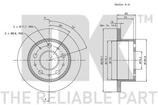 Disc frana 3