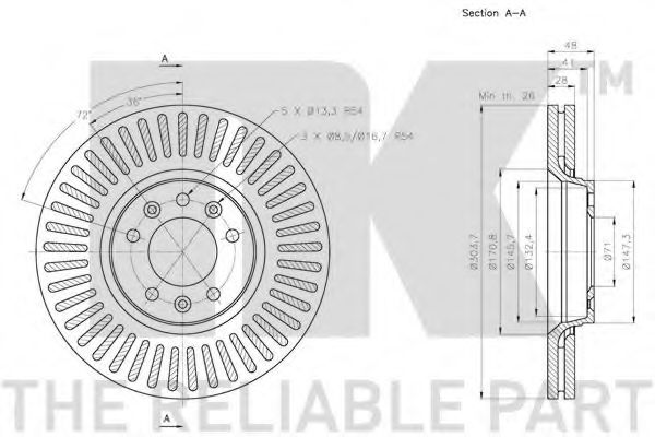 Disc frana 3