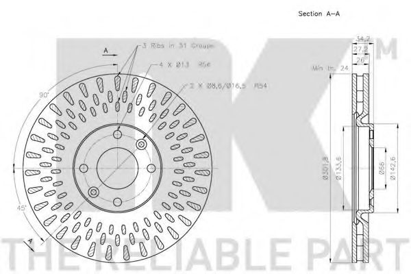 Disc frana 3