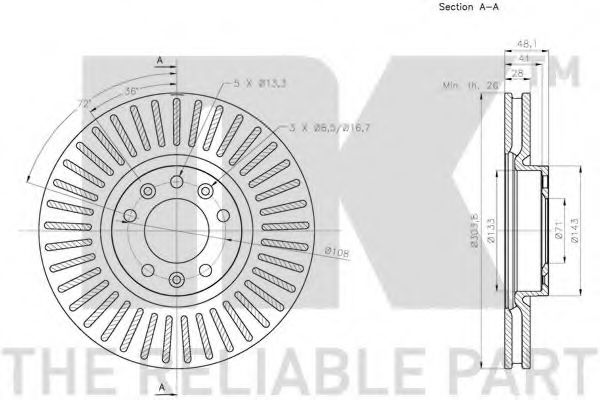 Disc frana 3