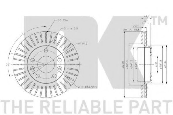 Disc frana 2
