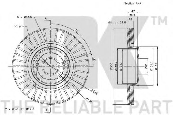 Disc frana 3