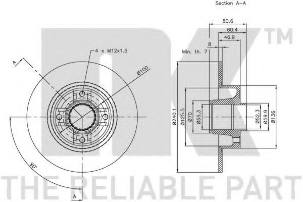 Disc frana 3